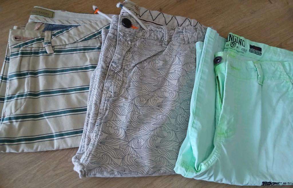 3x korte broek 164 jongen, Ophalen of Verzenden, Jongen, Broek