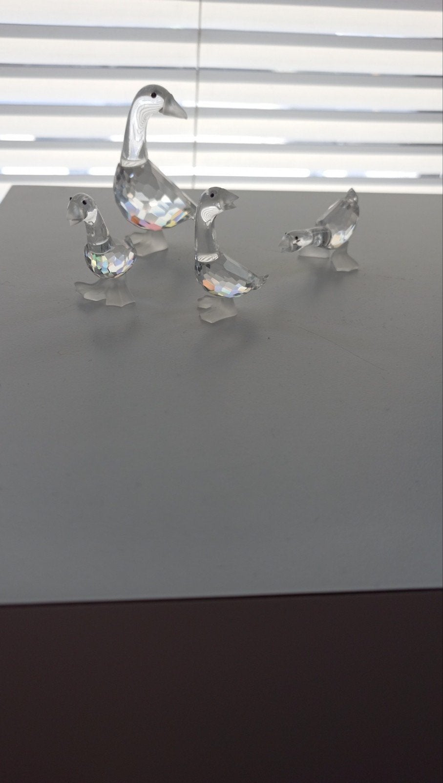 Swarovski ganzen familie set, Verzamelen, Swarovski, Ophalen of Verzenden, Zo goed als nieuw, Figuurtje