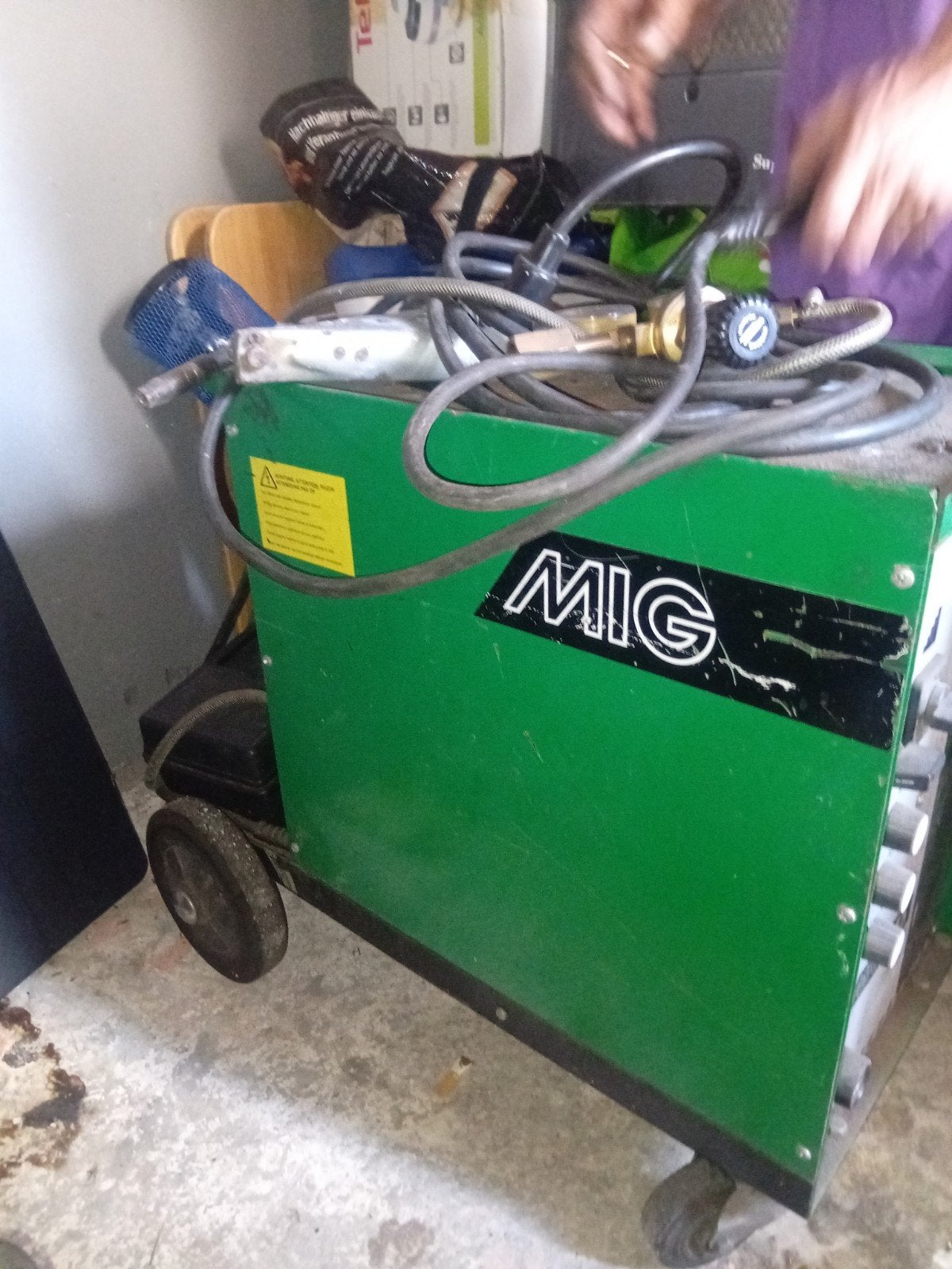 RE-ON MIG 165 LASAPPARAAT, Doe-het-zelf en Verbouw, Gereedschap | Lasapparaten, Ophalen of Verzenden, Gebruikt, Co2
