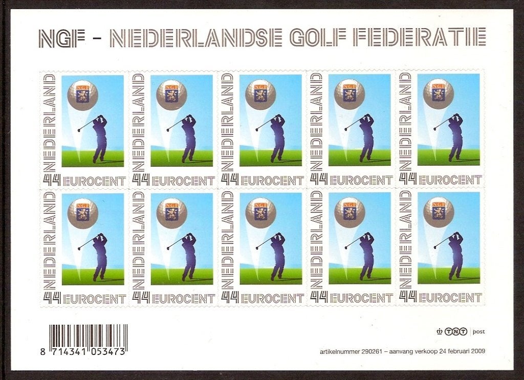 Nederland NVPH nr V2635 postfris Golf 2009, Ophalen of Verzenden, Na 1940, Postfris