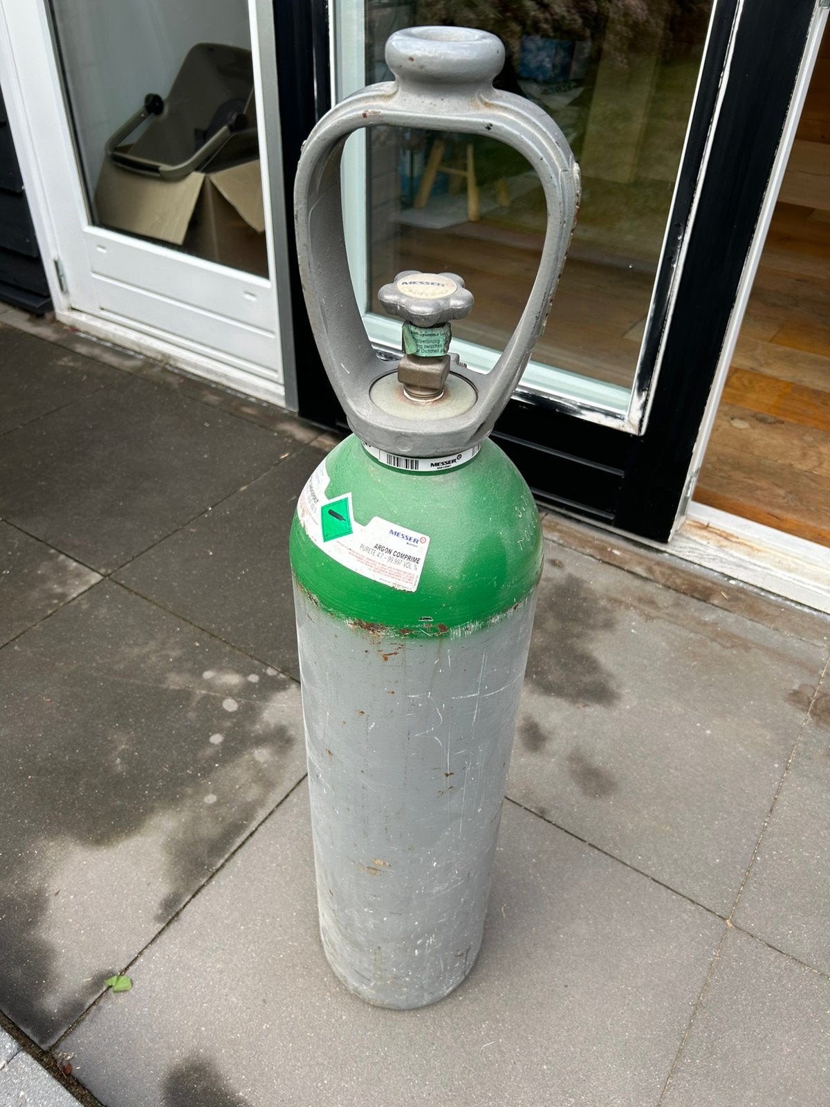 Gratis af te halen gasfles, Ophalen, Gebruikt, Co2