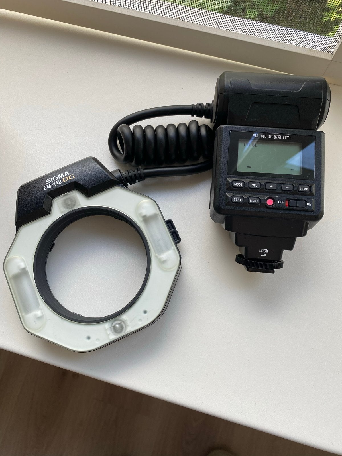 Sigma EM-140 DG Ringflitser voor Nikon - Zo goed als nieuw, Nikon, Sigma, TTL, Ophalen of Verzenden
