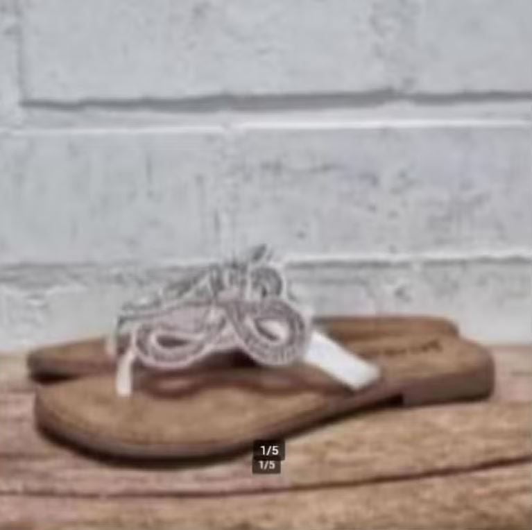 Lazamani - Prachtige leren teenslippers maat 36 - Nieuw, Slippers, Ophalen of Verzenden, X, Lazamani
