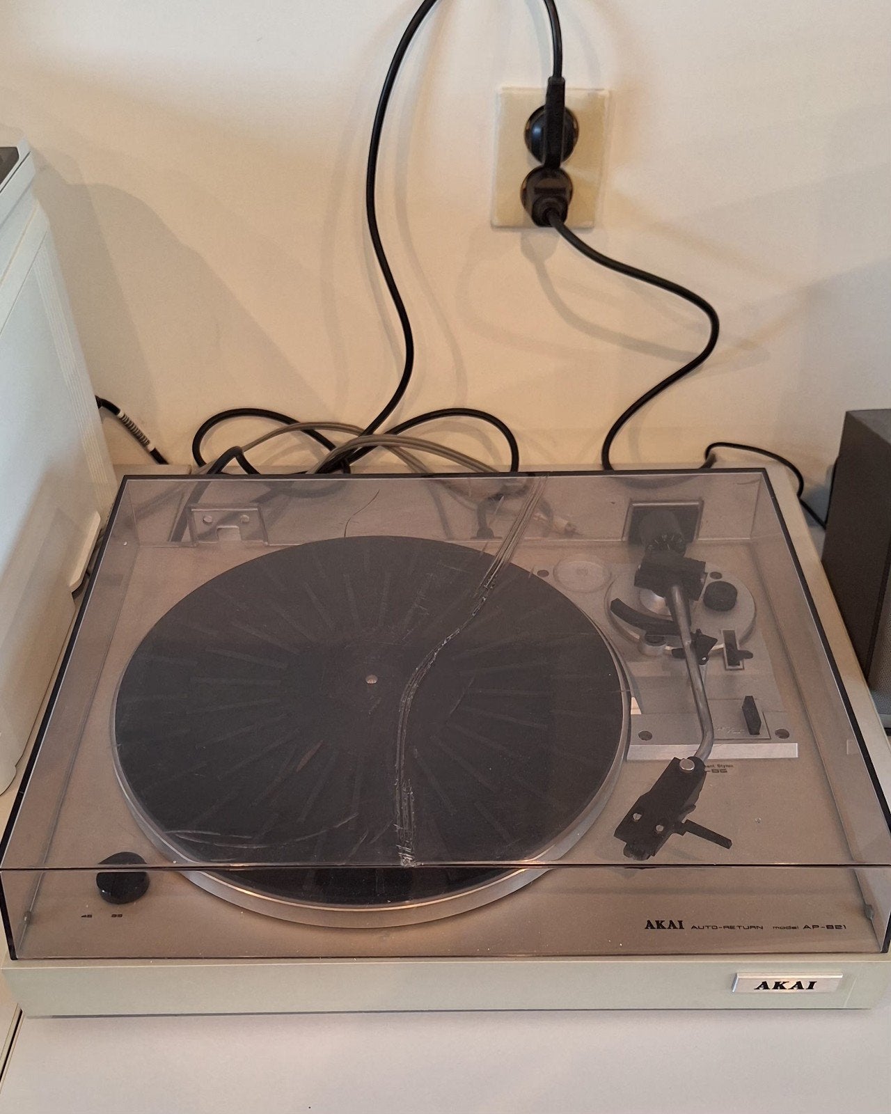 Akai BP-21 auto return platenspeler. Jaren '80, Ophalen, Gebruikt, Akai