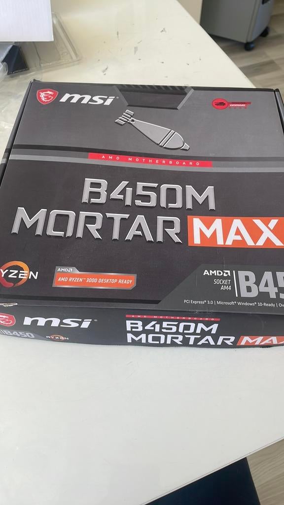 MSI B450-A PRO MAX Moederbord, Computers en Software, Moederborden, Zo goed als nieuw, DDR4, Ophalen of Verzenden