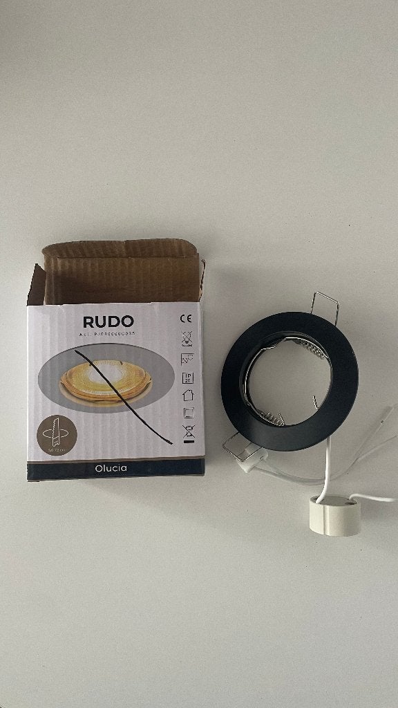 Zwarte inbouwspotjes (25x), Huis en Inrichting, Lampen | Spots, Kunststof, GU10, Overige merken, Ophalen of Verzenden