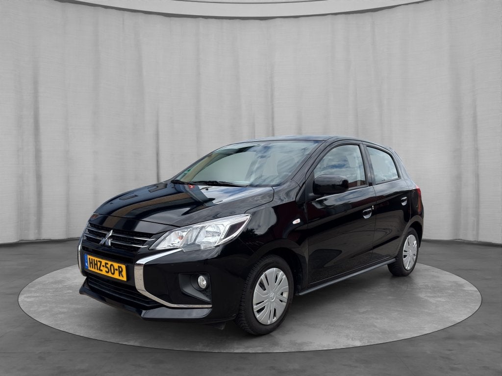 Mitsubishi Space Star 1.2 Mivec Cleartec As&g 71pk 2023, Voorwielaandrijving, Stof, 840 kg, Zwart