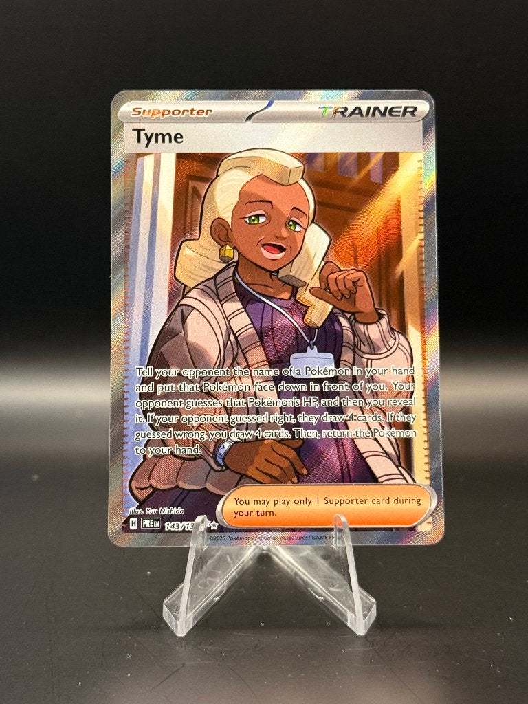 Tyme FA	143/131	Engels	NM | Pokemon, Ophalen of Verzenden, Nieuw, Losse kaart, Foil