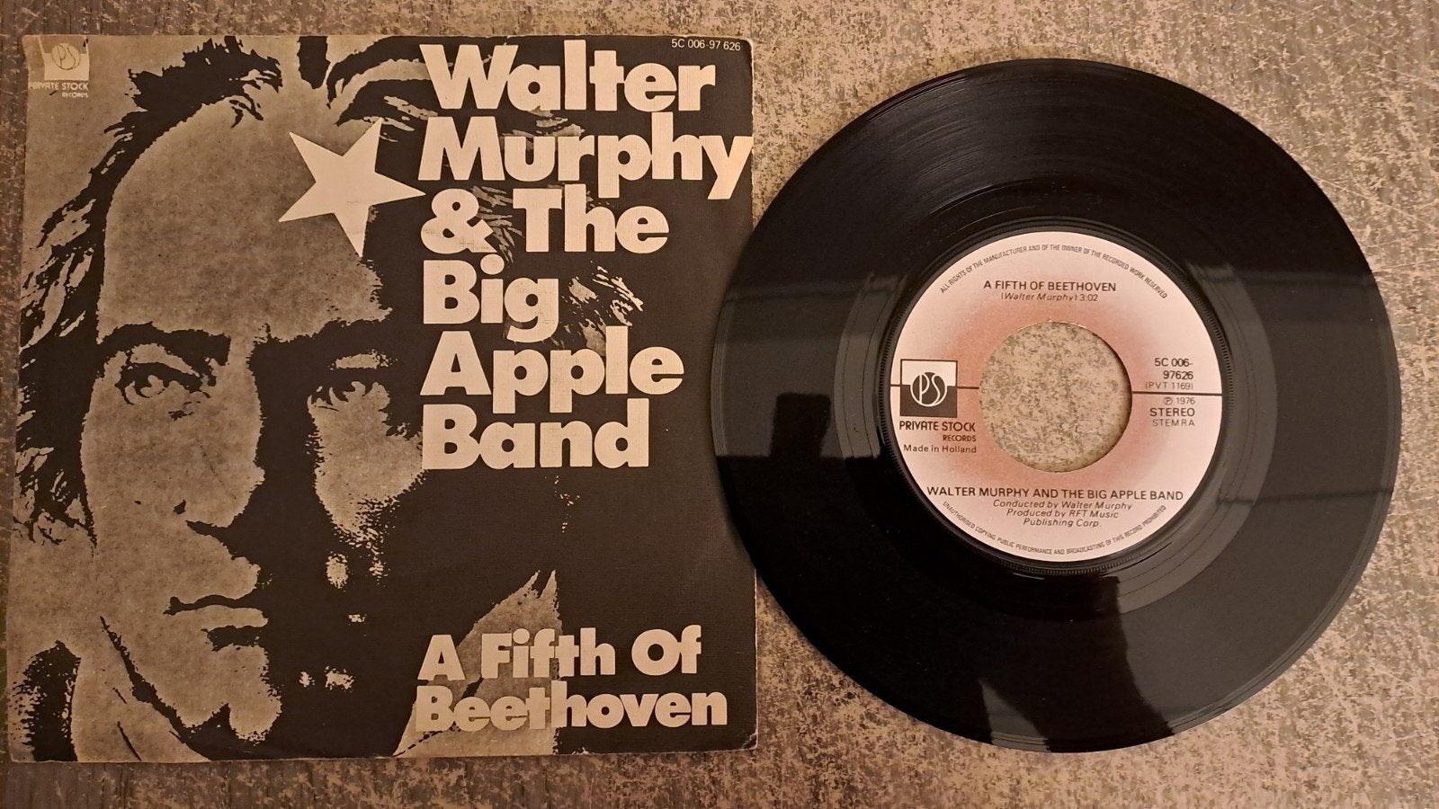 Walter murphy  - A fifth of beethoven, Gebruikt, 7 inch, Single, Pop
