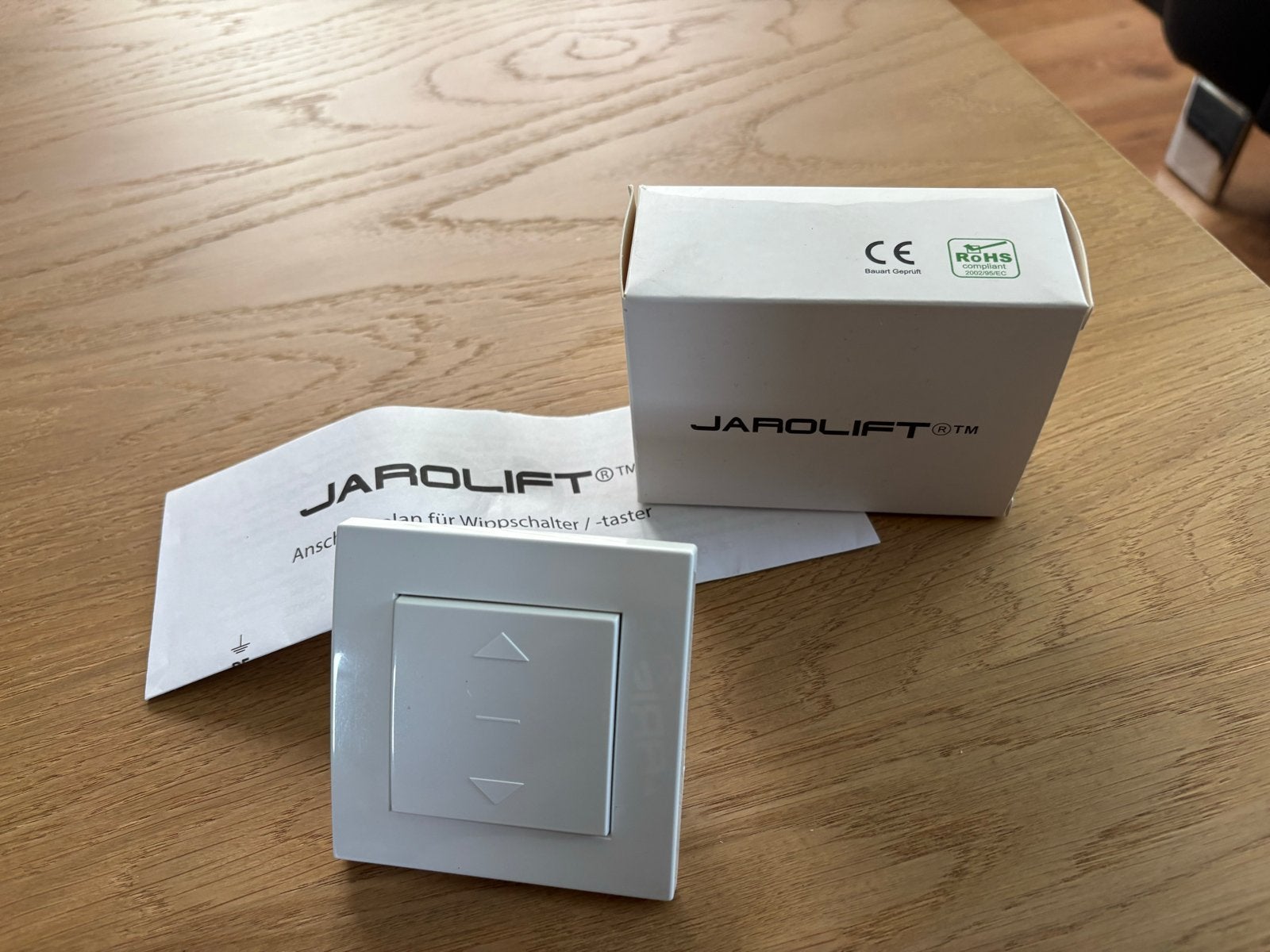 JAROLIFT Schakelaar voor rolluik/jaloezie, wit, nieuw, Doe-het-zelf en Verbouw, Ophalen, Nieuw, Overige merken, Schakelaar