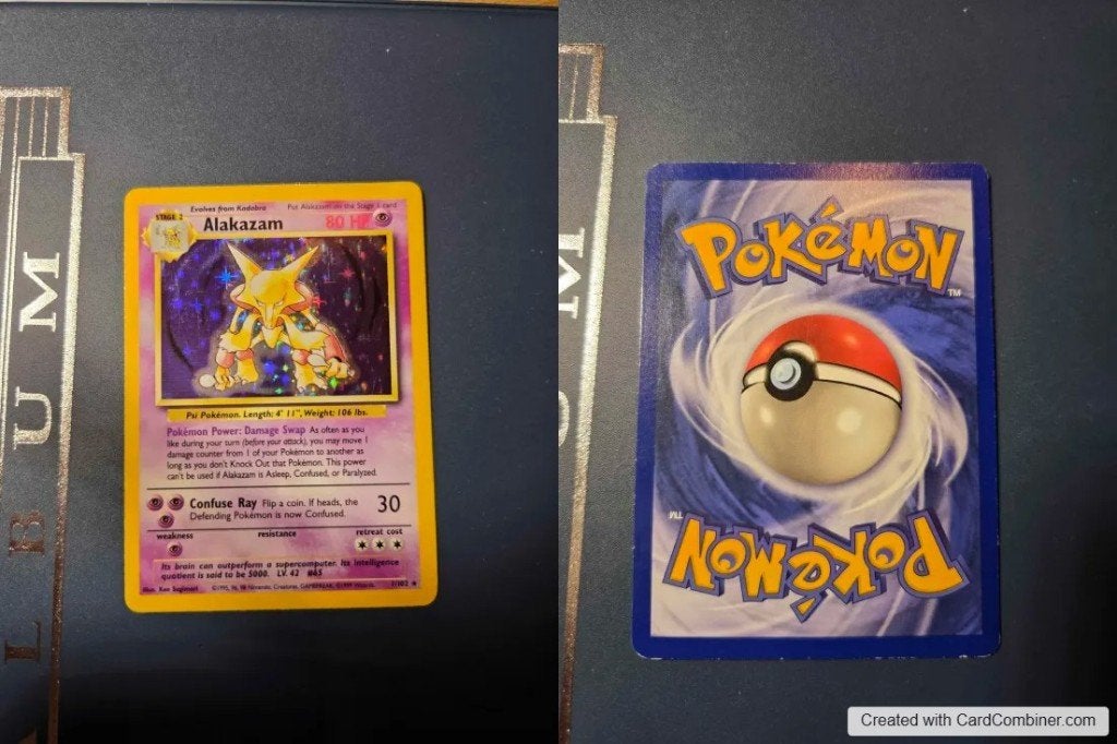 Alakazam (BS 1), Verzenden, Zo goed als nieuw, Losse kaart, Foil