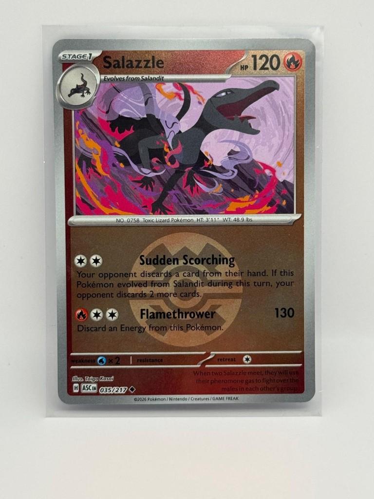 Salazzle [Ball] #35 Pokemon Ascended Heroes, Verzenden
