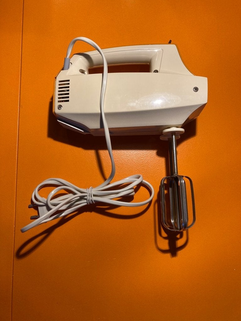 Vintage Moulinex Mixer, Witgoed en Apparatuur, Minder dan 1 liter, Ophalen of Verzenden, Gebruikt, 3 snelheden of meer