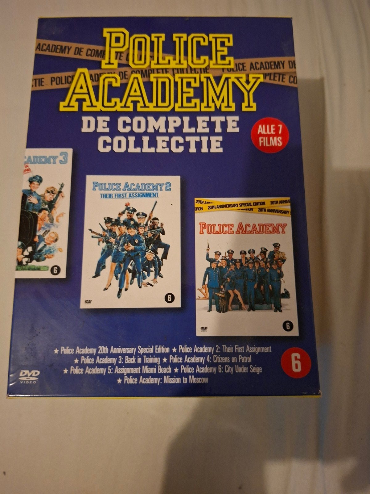 Police Academy: De Complete Collectie (7 films) DVD Boxset, Ophalen of Verzenden, Zo goed als nieuw