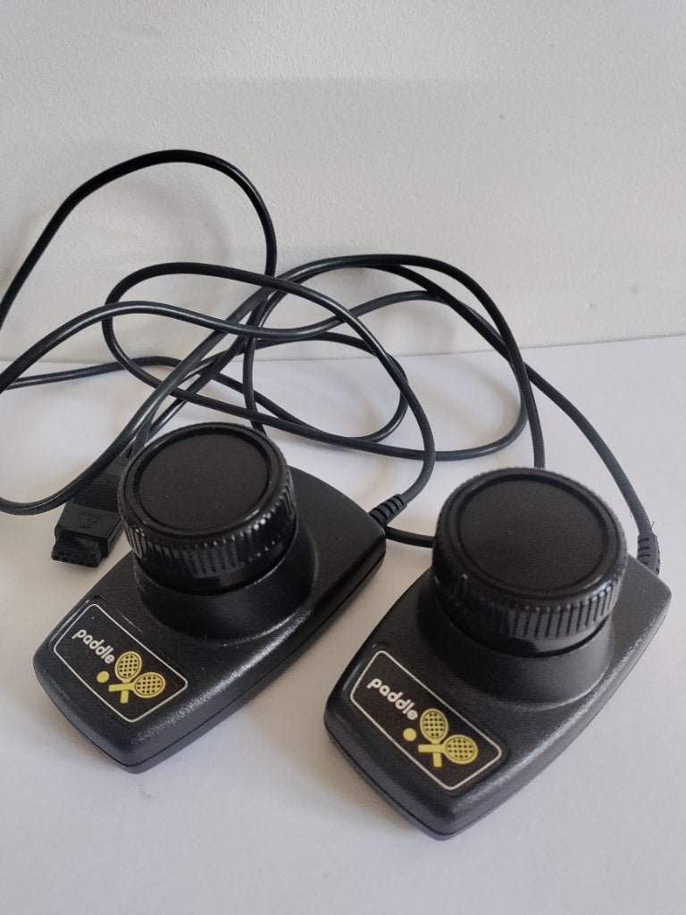 Atari CX-30 controllers, Spelcomputers en Games, Spelcomputers | Atari, Zo goed als nieuw, Atari 2600, Met 2 controllers, Ophalen of Verzenden