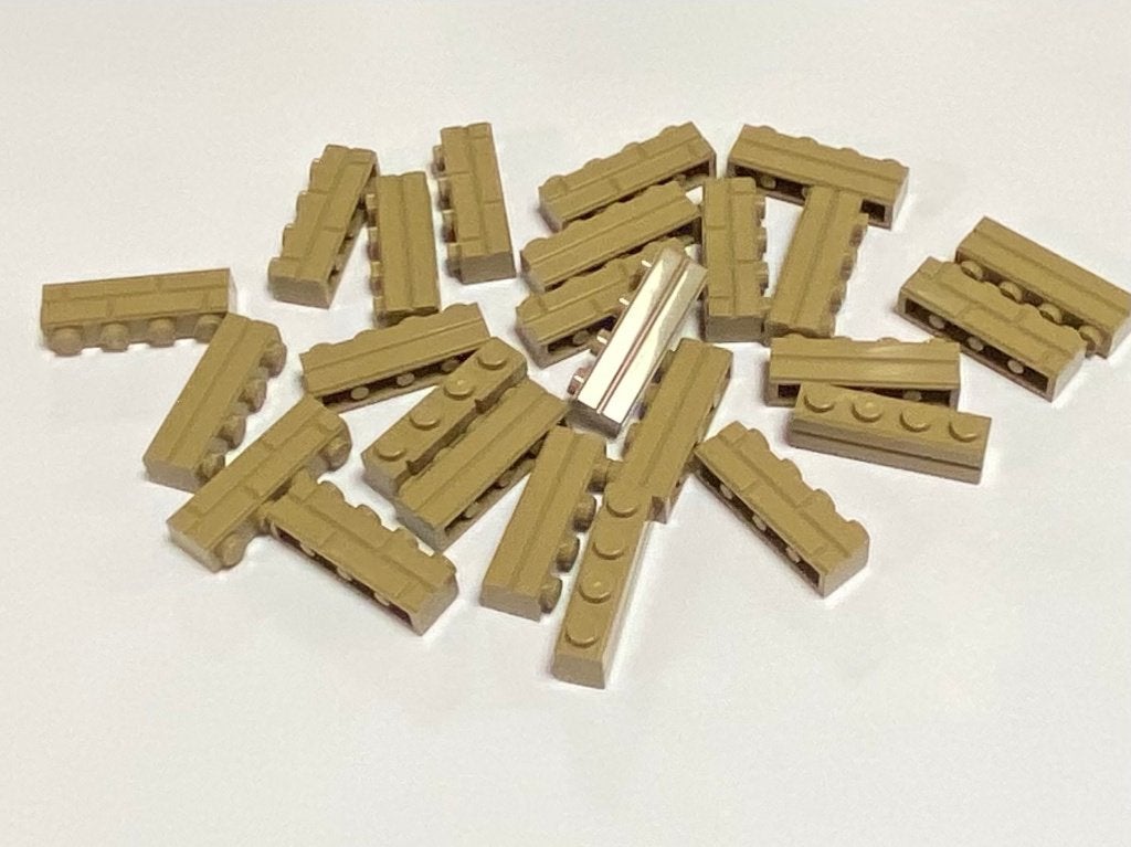 Partij 25x 1x4 Lego steen motief stenen in diverse kleuren, Overige thema's, Lego, Nieuw, Ophalen of Verzenden