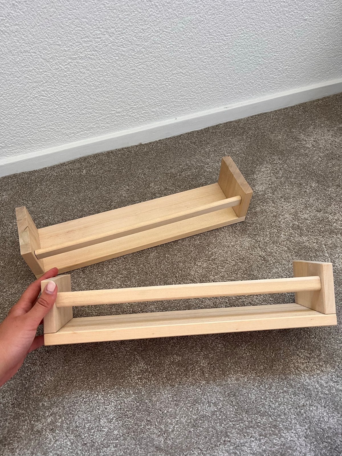 Houten kruidenrekjes (2 stuks), Ophalen of Verzenden, Zo goed als nieuw