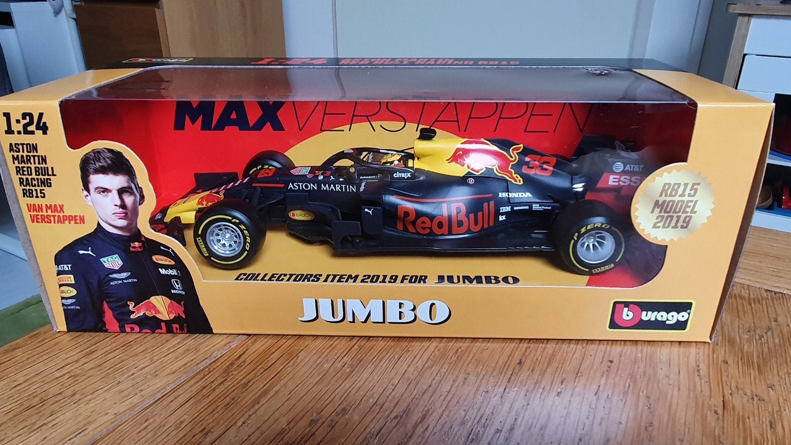 Red Bull Max Verstappen RB15 2019, Ophalen of Verzenden, Nieuw, Bburago