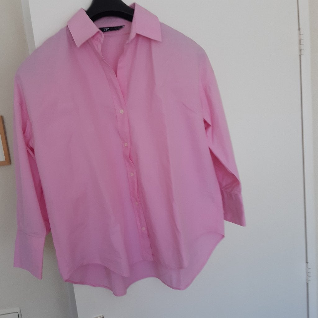 Zara  blouse maat S, Kleding | Dames, Blouses en Tunieken, Zara, Ophalen of Verzenden, Zo goed als nieuw, Roze
