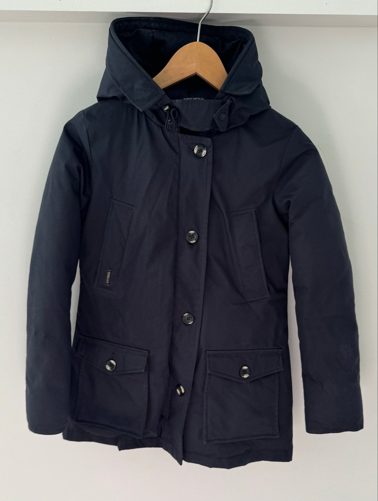 AIRFORCE Winterjas 4 Pocket Parka donkerblauw maat 12 jaar, Ophalen of Verzenden, Zo goed als nieuw, Jongen of Meisje