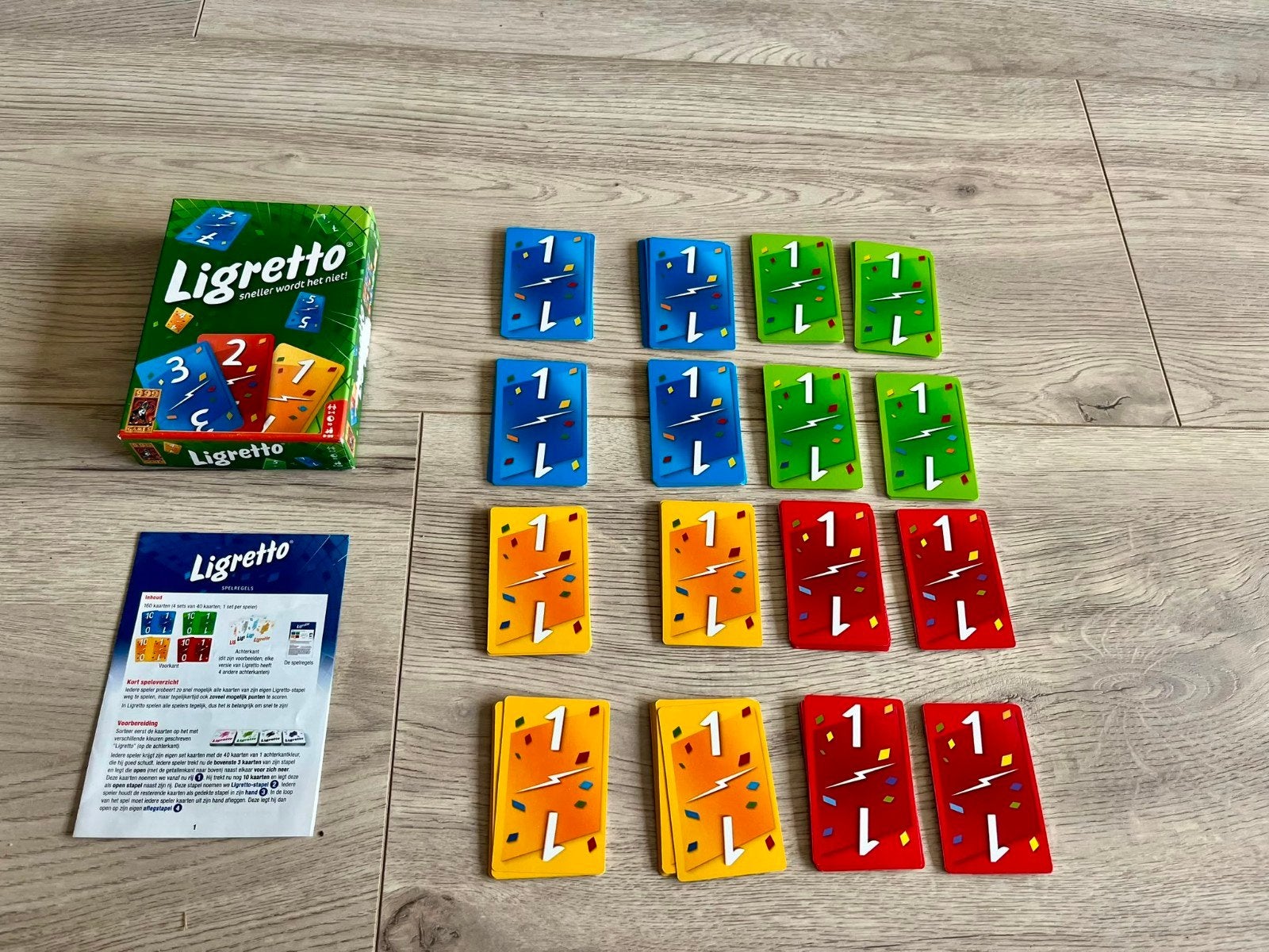Ligretto Kaartspel - Snel en Spannend Kaartplezier, Een of twee spelers, Ophalen, Zo goed als nieuw, Schmidt Spiele