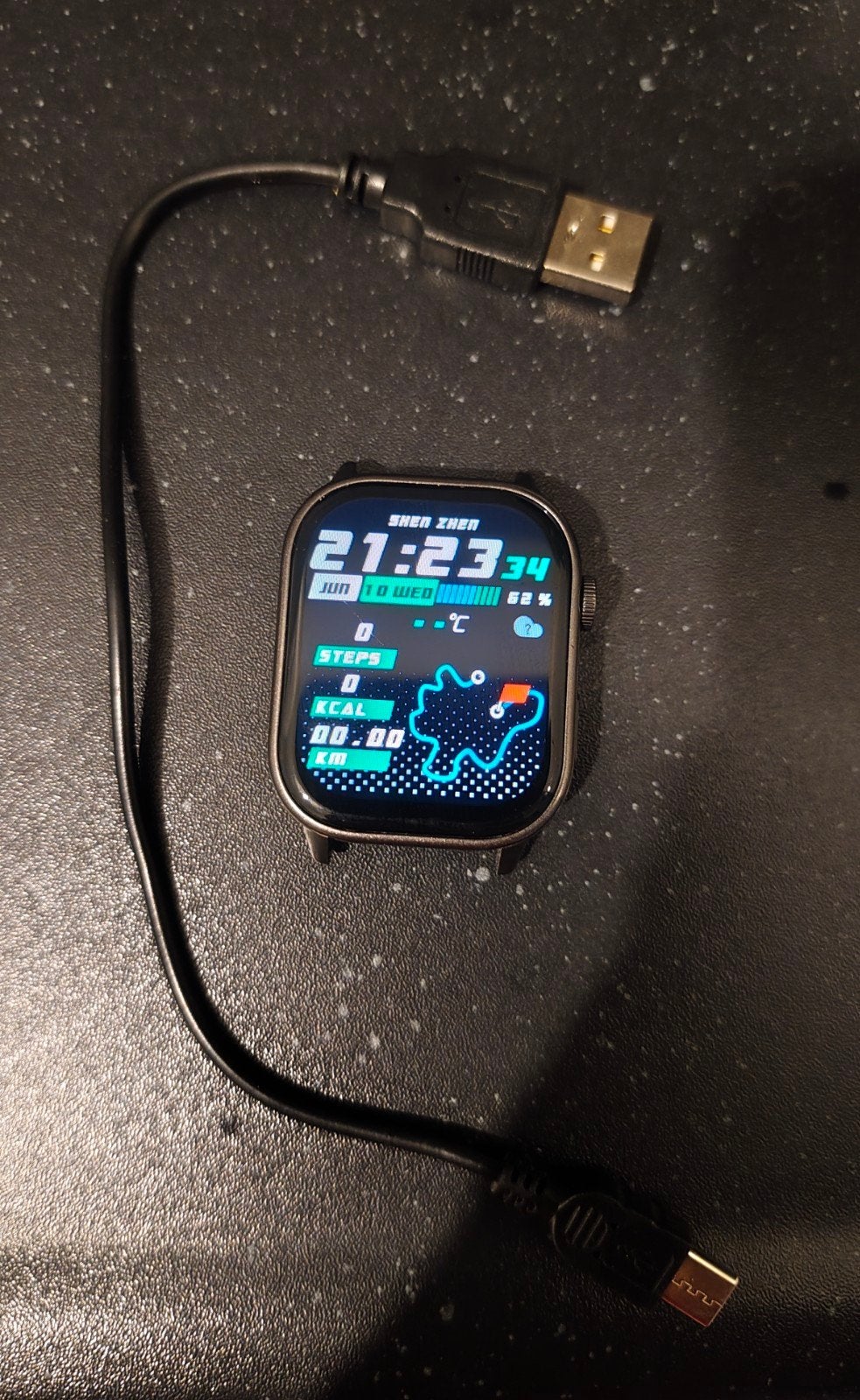 Sport Watch XQ17-F48 (zonder bandje), Ophalen