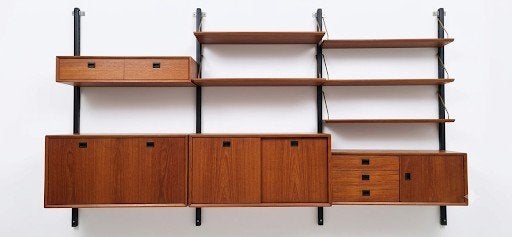 Prachtige retro vintage Topform wandsysteem kast, Ophalen