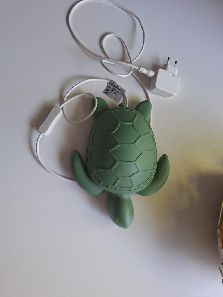 IKEA Schildpad Wandlamp - Groen, Ophalen of Verzenden, Gebruikt, Lamp