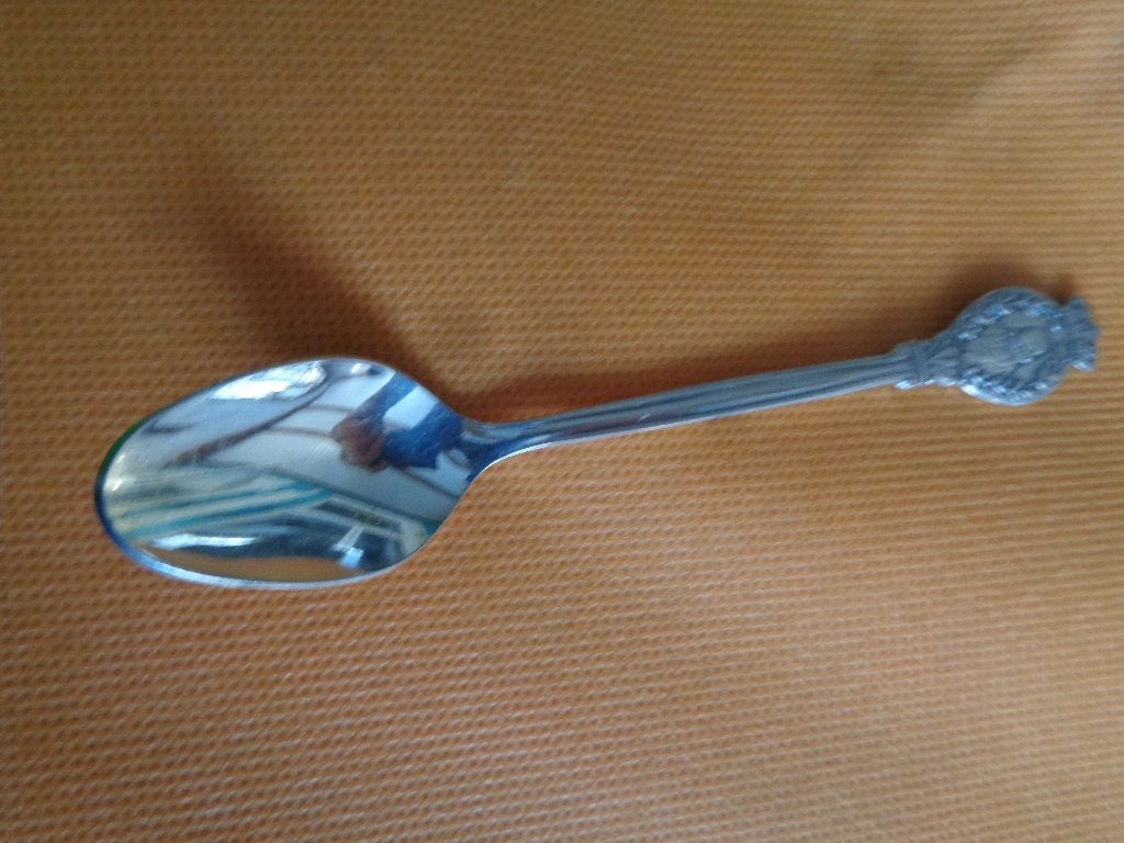 verzilverde theelepel, Antiek en Kunst, Ophalen of Verzenden