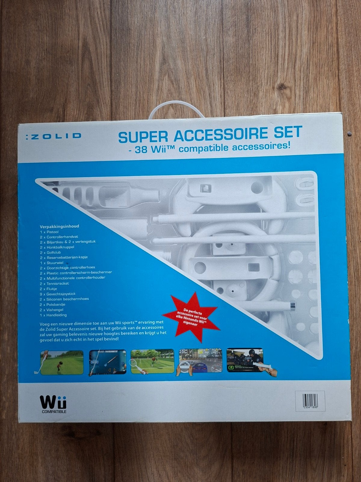 Zolid Super Accessoire Set - 38 Wii compatibele accessoires, Spelcomputers en Games, Ophalen of Verzenden, Nieuw, Zonder controller