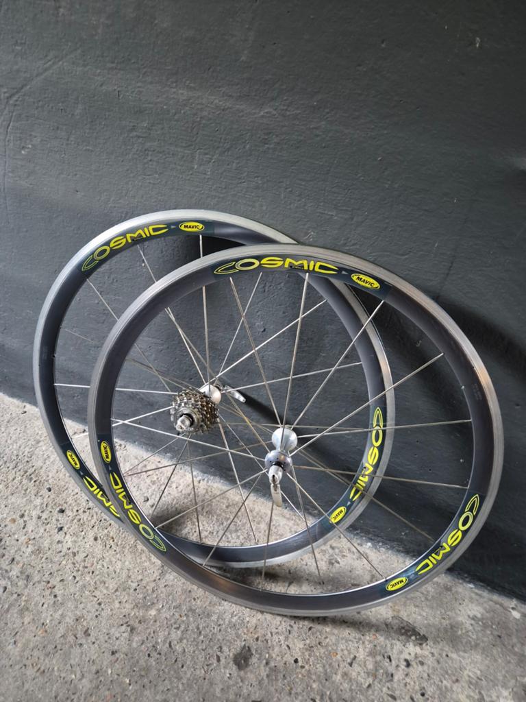Zgan mavic cosmic wielset racefiets vintage shimano, Fietsen en Brommers, Fietsonderdelen, Ophalen of Verzenden, Racefiets