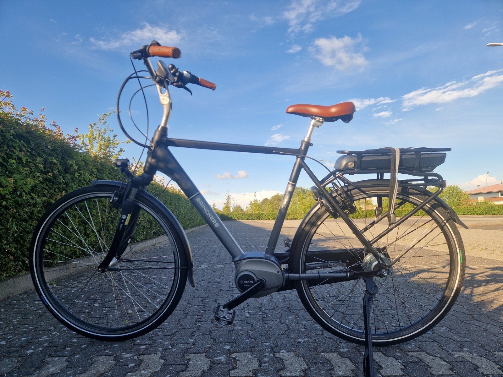 Elektrische fiets Brinckers Granville (Bosch midden motor), Ophalen, Zo goed als nieuw, Overige merken