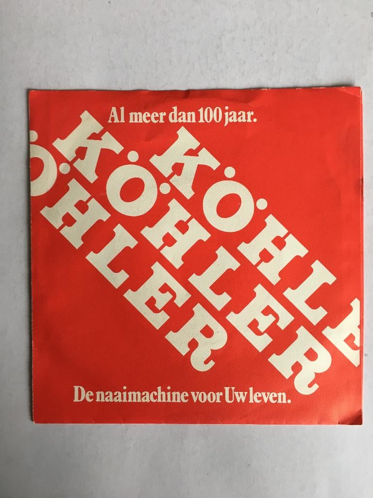 Köhler Privé Demonstratie Single, Overige genres, 7 inch, Single, Ophalen of Verzenden