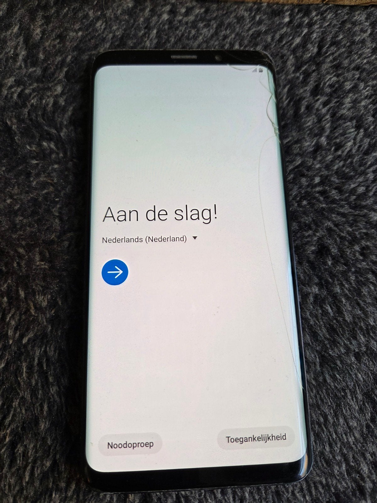 Samsung Galaxy S9 - Zwart - Gebruikt met barsten, Telecommunicatie, Mobiele telefoons | Samsung, Ophalen, Gebruikt, Zwart, Touchscreen