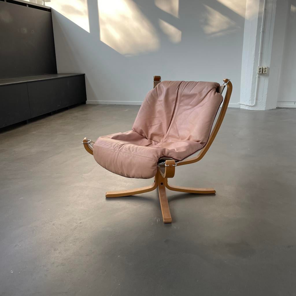 Falcon lux chair vintage jaren design fauteuil, Huis en Inrichting, Fauteuils, Ophalen, ., 2de hands, 75 tot 100 cm