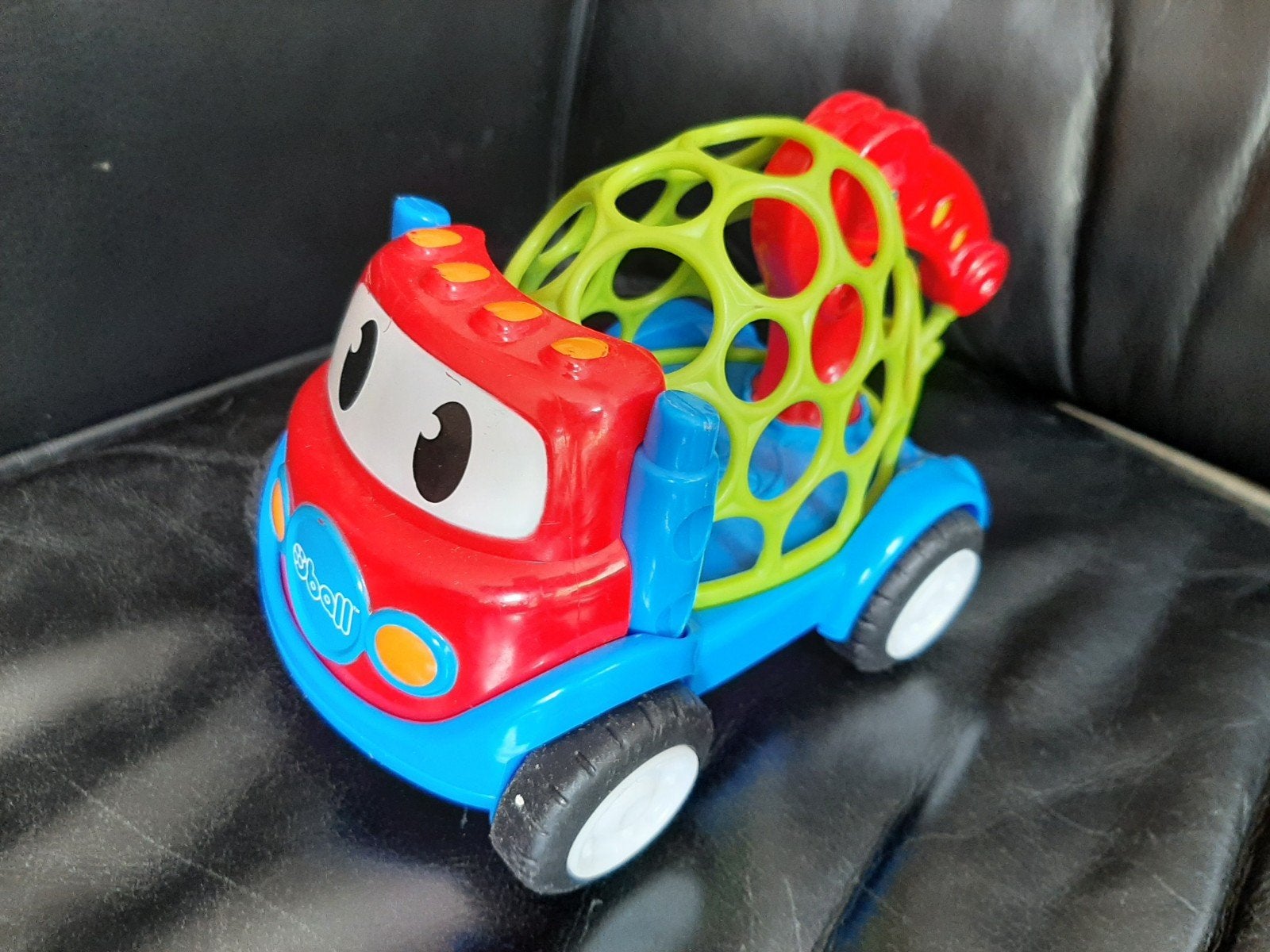 O'Ball Rammelaar Auto met Kraan - Kleurrijk en Interactief, Ophalen of Verzenden, Zo goed als nieuw, Auto, Met wieltjes