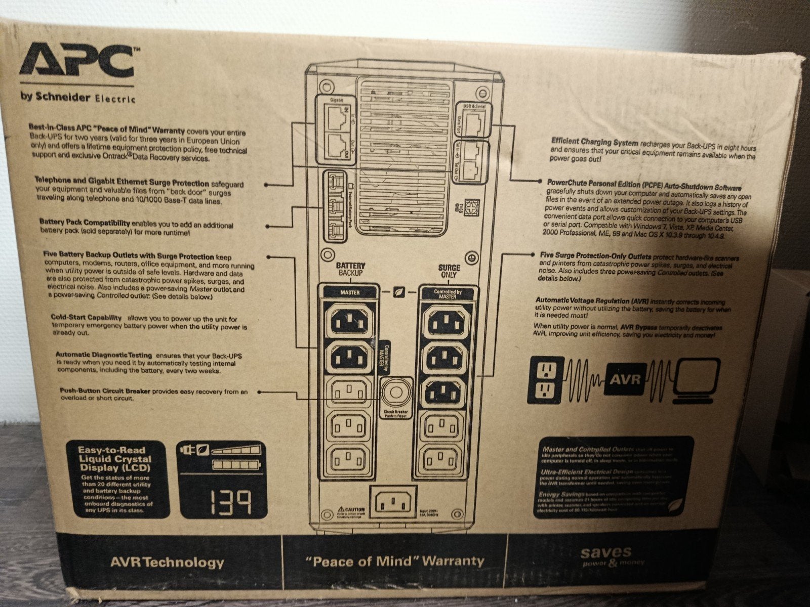 APC Back-UPS Pro 1500VA UPS - Nieuw in doos, Computers en Software, Noodvoedingen (UPS), Ophalen