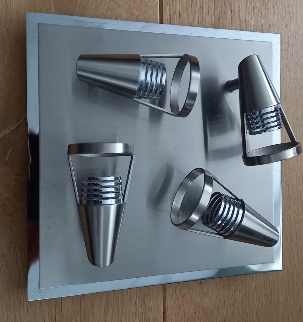 Philips Massive TERRA spot 4xGU10/50W, Ophalen of Verzenden, Zo goed als nieuw, Metaal