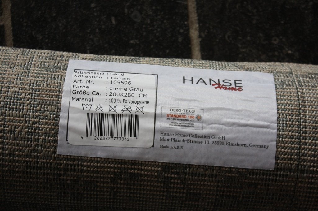 Vloerkleed Terrain Hanse Home creme grijs perzisch 200x280, Ophalen, 150 tot 200 cm, Grijs, Rechthoekig