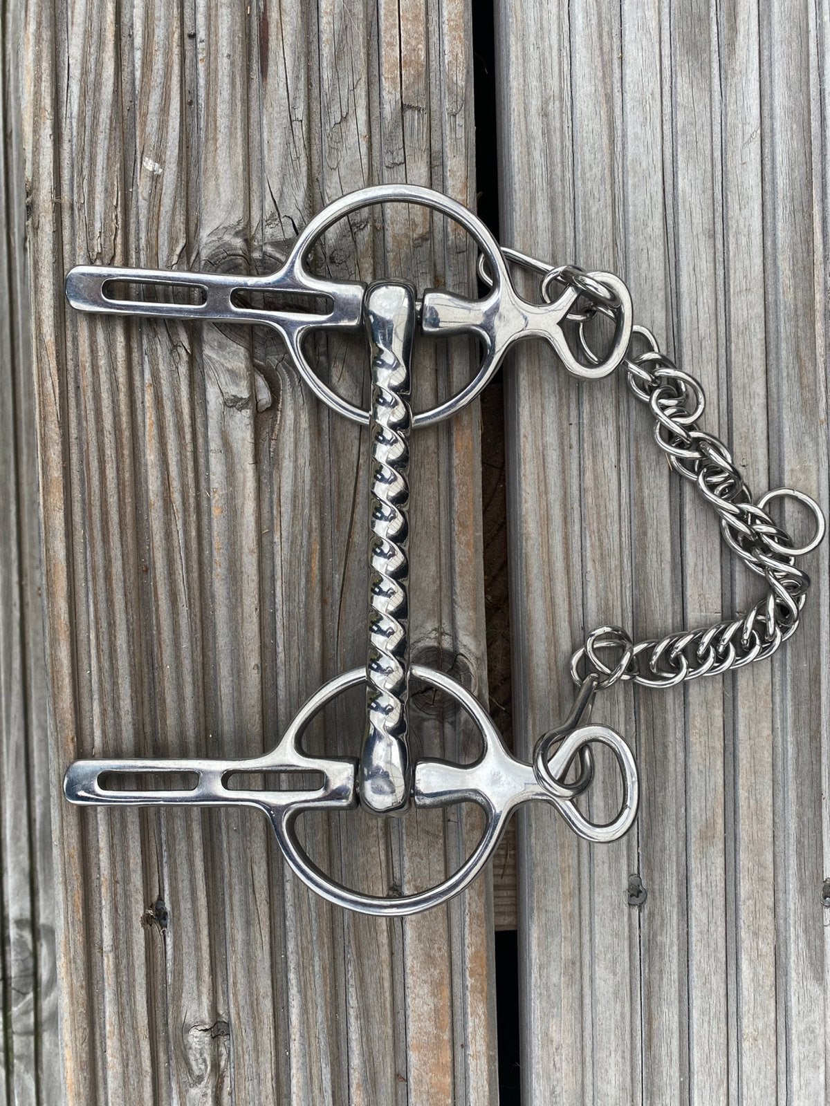 Bit stang, Ophalen of Verzenden, Zo goed als nieuw, Zilver, Bit