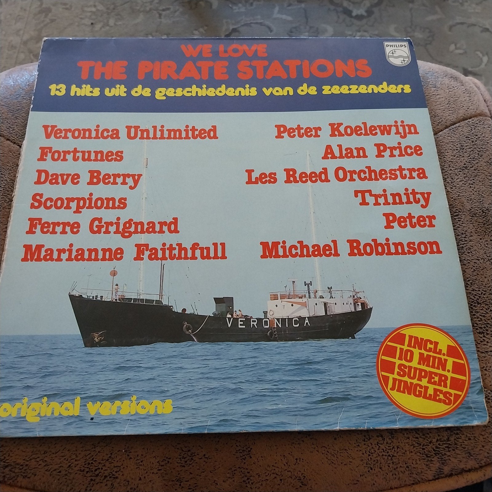 LP: We Love The Pirate Stations - 13 hits zeezenders, Ophalen of Verzenden, Gebruikt