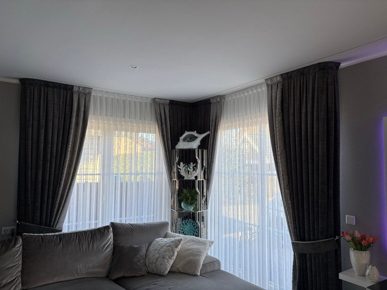 Luxe Vitrage en Overgordijnen Els Bakker - Zo goed als nieuw, Huis en Inrichting, Vitrage, Overige merken, Ophalen of Verzenden