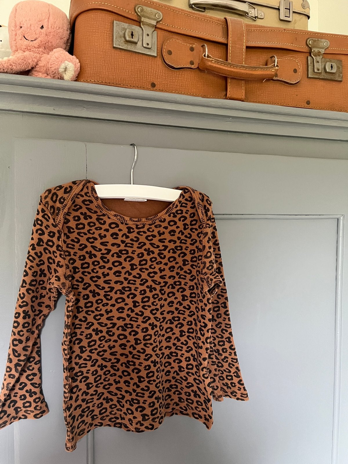 Longsleeve Maed for mini Leopard print mt 3 jaar, Ophalen of Verzenden, Zo goed als nieuw, Jongen of Meisje, Shirt of Longsleeve