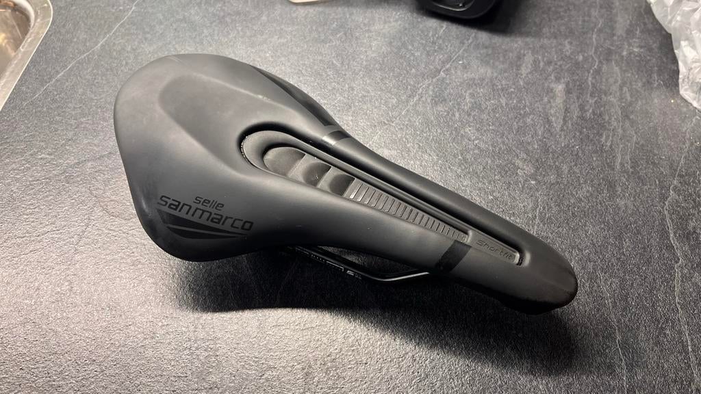 Selle San Marco Zadel - Zo goed als nieuw, Fietsen en Brommers, Fietsonderdelen, Kunststof, Ophalen of Verzenden, Zo goed als nieuw