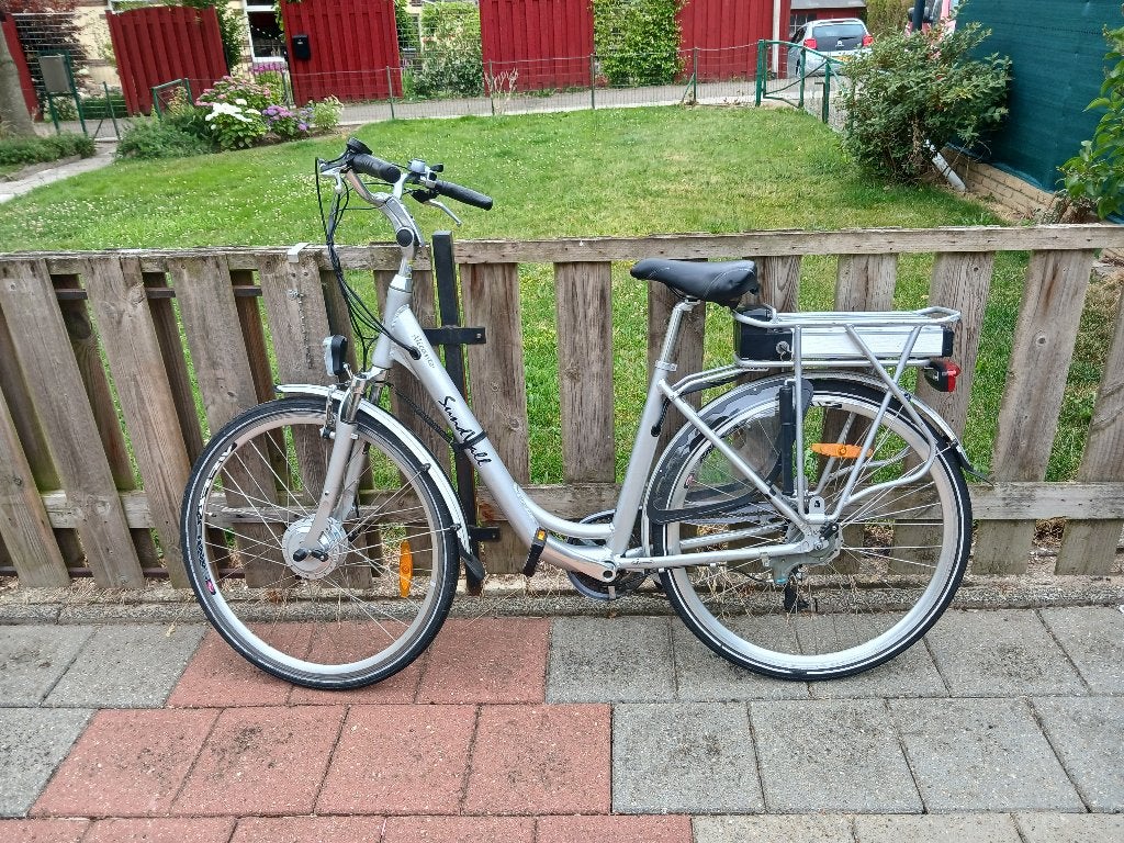 Dames e-bike te koop, Gebruikt, Velgrem, Versnellingen, 50 tot 53 cm