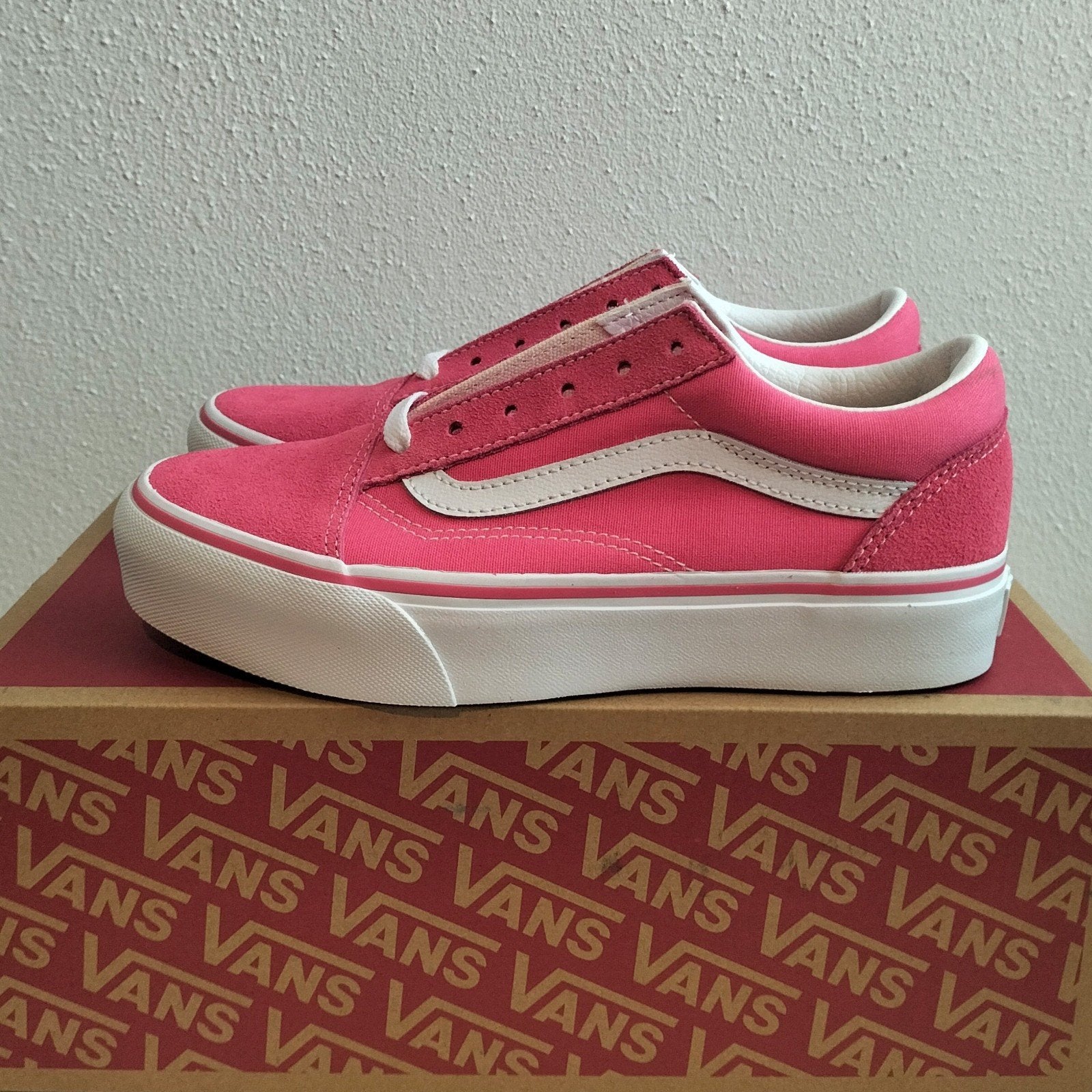 Vans Old Skool sneakers (36) Nieuw Roze - Wit, Verzenden, Sneakers of Gympen, Vans, Roze
