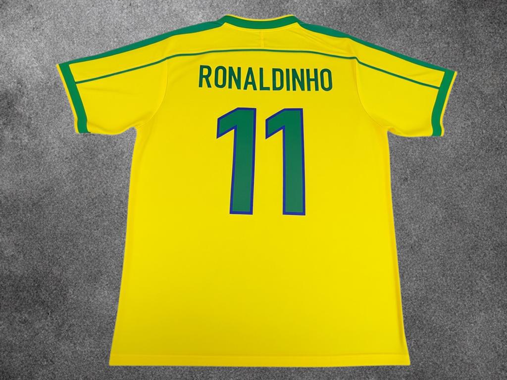 Brazilië 1998 Ronaldinho 11 shirt maat XL, Maat XL, Ophalen of Verzenden, Nieuw, Shirt