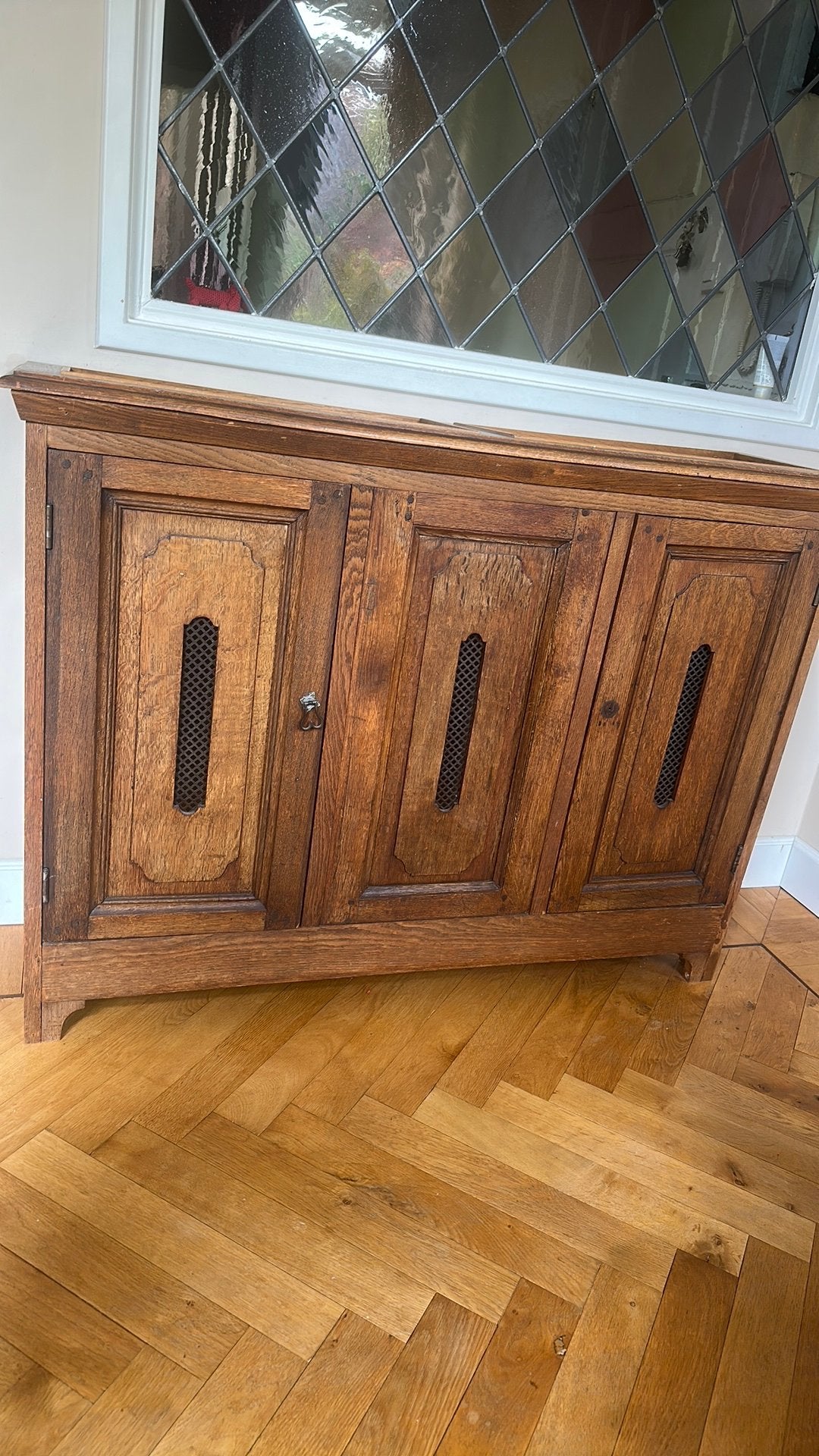 Houten  radiator ombouw, Ophalen