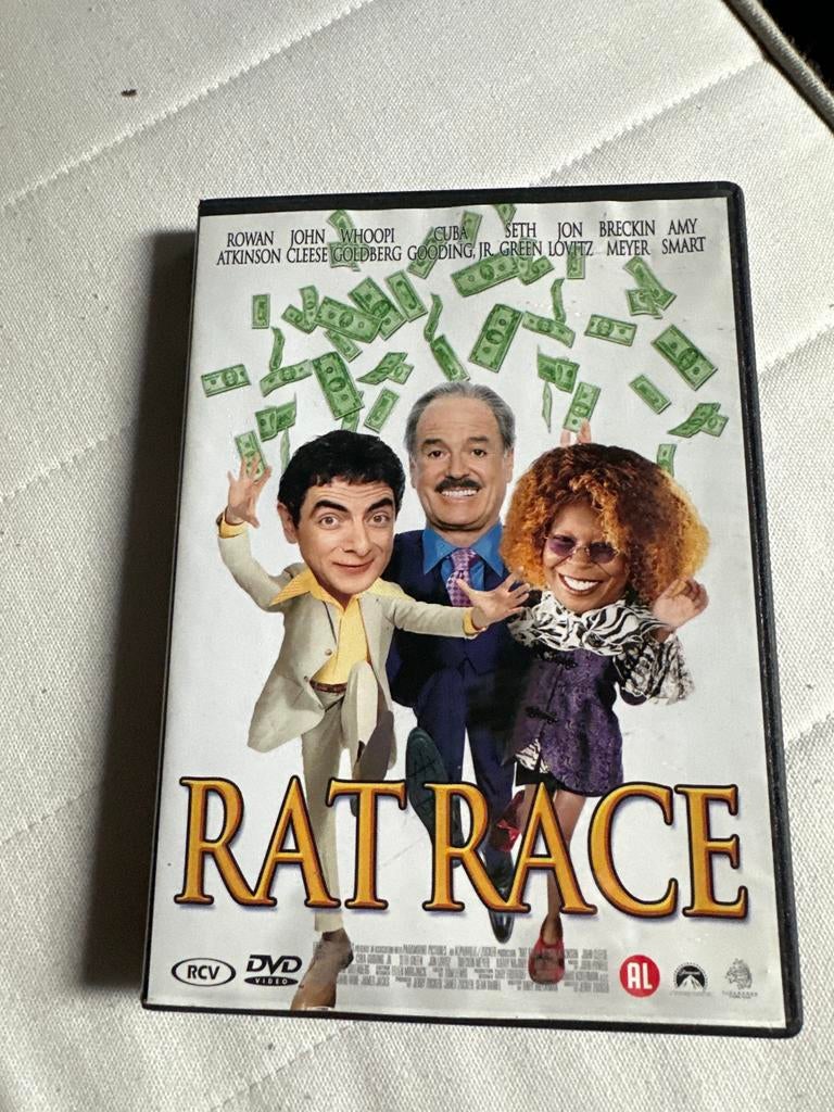Rat Race DVD met Rowan Atkinson en Whoopi Goldberg, Vanaf 6 jaar, Ophalen of Verzenden, Zo goed als nieuw, Overige genres