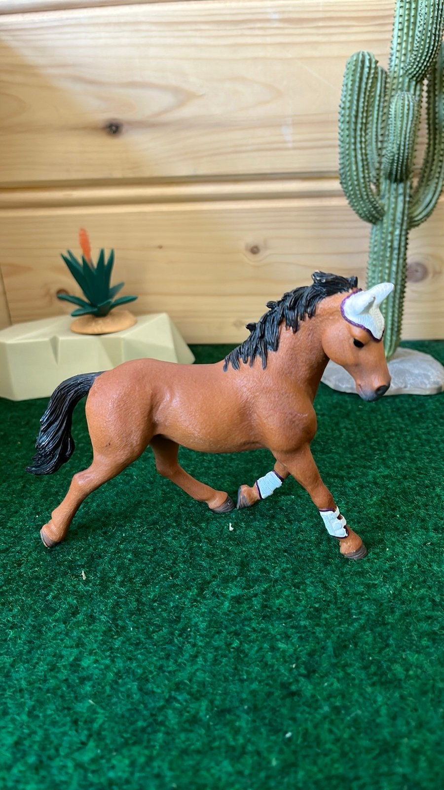 Schleich paard uit voltige set, Ophalen of Verzenden, Zo goed als nieuw, Paard, Beeldje of Figuurtje